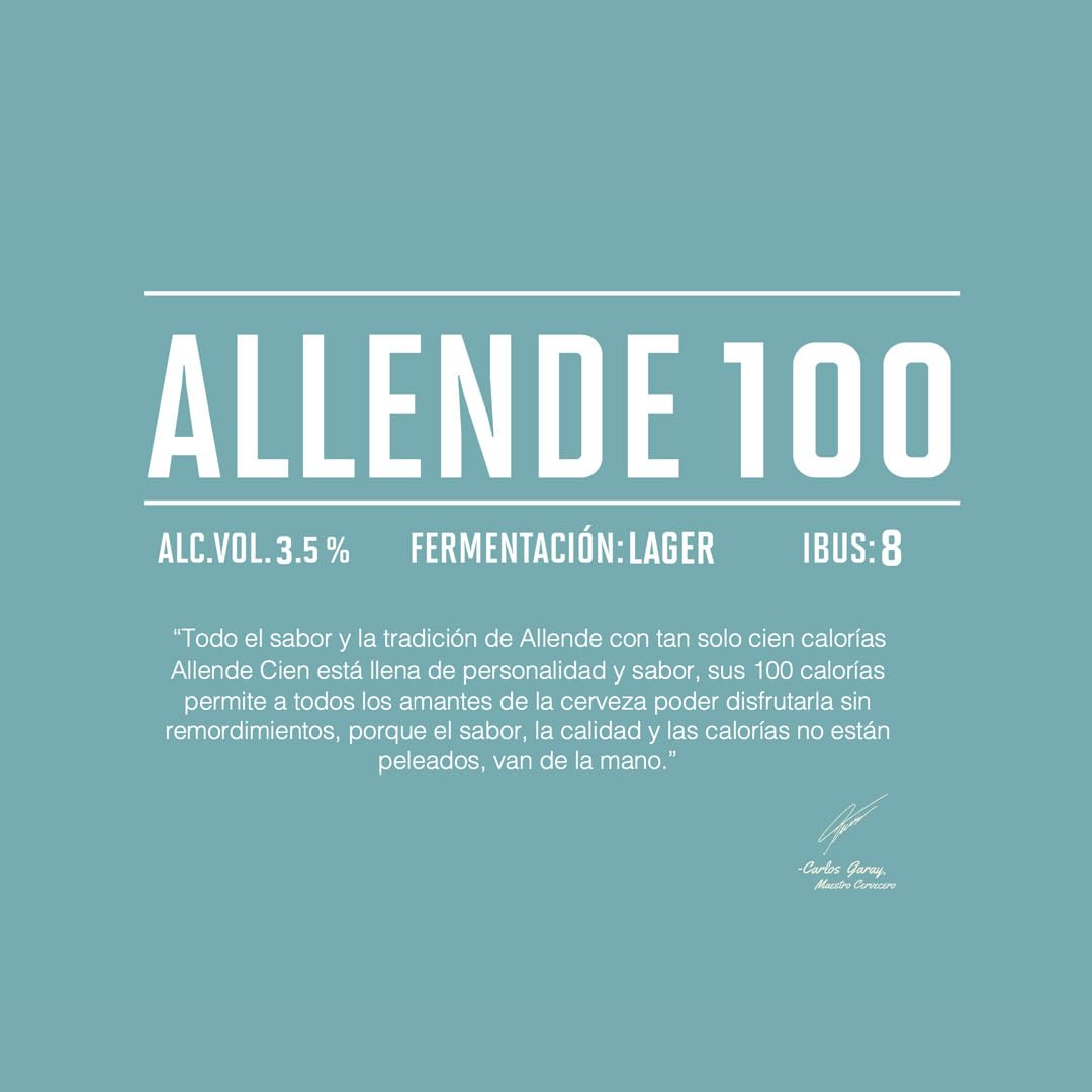 ALLENDE - CIEN 24 PACK (LATA) - Cervecería Allende